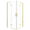 Kerra Flow Gold szögletes nyílóajtós zuhanykabin zuhanytálca nélkül