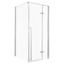 Kerra Long 80x80 króm szögletes zuhanykabin tálca nélkül kád, zuhanykabin