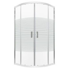 Kerra Madera 90x90x165 íves zuhanykabin tálca nélkül kád, zuhanykabin