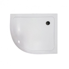 Kerra Memphis aszimmetrikus íves zuhanytálca 100x80 cm kád, zuhanykabin