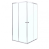 Kerra Olga SQ 80x80 cm szögletes zuhanykabin zuhanytálca nélkül - króm profil, víztiszta üveg
