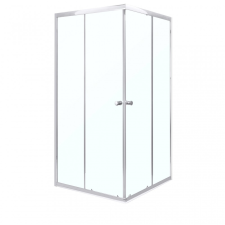 Kerra Olga SQ 80x80 cm szögletes zuhanykabin zuhanytálca nélkül - króm profil, víztiszta üveg kád, zuhanykabin