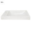 Kerra RIMINI-L Rimini kerámia design mosdó, balos beépítéssel 43x23 cm