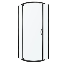 Kerra Splash Black 90 íves zuhanykabin zuhanytálca nélkül kád, zuhanykabin
