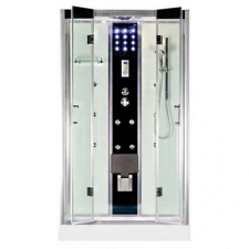 Kerra TULUZA Hidromasszázs Zuhanykabin - 120x80x217 cm kád, zuhanykabin