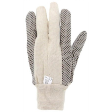 . Kertészkesztyű, csúszásgátló pöttyökkel, 9-es méret védőkesztyű