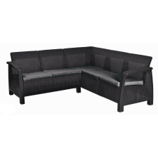  Kerti bútor Keter Corfu Relax sarokkanapé, grafitszürke kerti bútor
