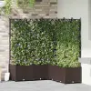 Kerti cserép 5 pcs Barna 120 x 120 x 143 cm Acél