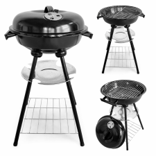 Kerti grill fedővel és hamutartóval, MultiGarden kerti sütés és főzés