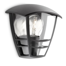  Kerti lámpa LED fali lámpa CREEK myGarden E27 IP44 Lantern Fekete PHILIPS kültéri világítás