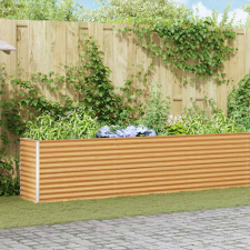  Kerti magaságyás 485 x 50 x 68 cm Horganyzott acél kerti tárolás