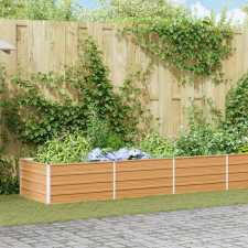  Kerti magaságyás Világos Barna 480 x 80 x 45 cm kerti tárolás