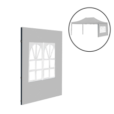  Kerti pavilon ablakos oldalfal ponyva 3x4,5 m kerti bútor