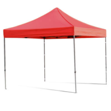 Kerti pavilon, összecsukható 2,9 x 2,9 m, piros kerti bútor