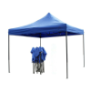  Kerti pavilon összecsukható tetővel, sátor 3x3m - kék színben