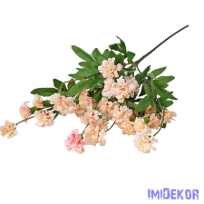  Kerti szegfű ág 70cm - Krém-Rózsaszín dekorációs kellék