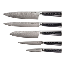  Késkészlet G21 Damascus Premium 5 db, Box kés és bárd