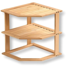 Kesper konyhai sarokpolc bambuszból bútor