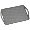 Kesper műanyag tálca, csúszásmentes, szürke, 45,5 x 32 cm