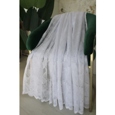  Kész függöny Amelia fehér Leveles mintás 400x250cm lakástextília