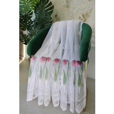  Kész függöny Amelia Púder Tulipán mintás 400x250cm lakástextília