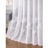  Kész függöny Azrah fehér Pitypang virág minta 300x180cm