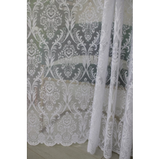  Kész függöny Emily fehér Barok minta 500x250cm lakástextília