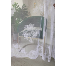  Kész függöny Emily fehér Tavaszi Rózsák minta 300x160cm lakástextília