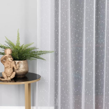  Kész függöny Lux fehér Noppe mintás 150x260cm lakástextília