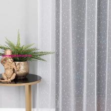  Kész függöny Lux fehér Noppe mintás 300x280cm lakástextília