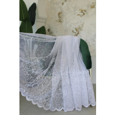  Kész függöny Scarlett fehér Fröcskölt minta 400x180cm lakástextília