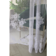  Kész függöny Scarlett fehér Tavaszi Rózsák minta 300x160cm lakástextília