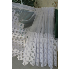  Kész függöny Sparta fehér modern mintás 500x250cm lakástextília