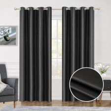  Kész sötétítő függöny Black Out Palmira 1db 140x240cm Fekete lakástextília