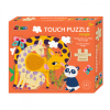  Készségfejlesztő tapintós puzzle, Dzsungel Avenir