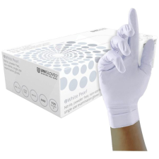  Kesztyű Latex Egyszerhasználatos M 100Db/doboz UNIGLOVES védőkesztyű
