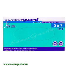  Kesztyű nitril kék S-es