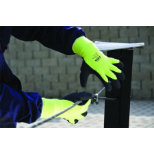  Kesztyű Palawan Winter HV latex, sárga, 9 védőkesztyű