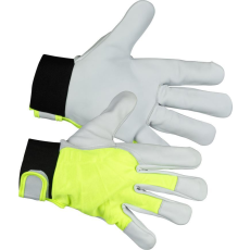  Kesztyű Strend Pro Marvic High Vision, textil/bőr fényvisszaverő elemekkel, 10/XL méret, bliszter