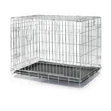 Kétajtós fémketrec XL 116x86x77cm Trixie 3926 szállítóbox, fekhely kutyáknak