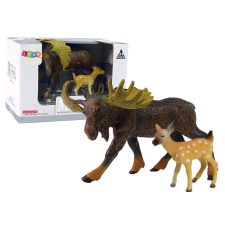  Kétállatos erdei figura szett játékfigura
