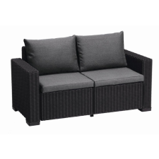  Keter California kétüléses kerti bútor kanapé, grafit kerti bútor