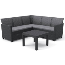 KETER CLAIRE 5 SEAT CORNER, grafit (252711) kerti bútor