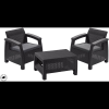KETER CORFU WEEKEND kerti bútor szett, grafit (206623)