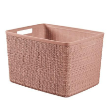 Keter - Curver Curver Jute L Tárolókosár 20L - Púder Barna (255195) bútor