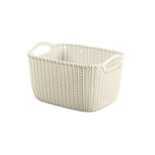 Keter - Curver Curver Knit tároló kosár 8L - krém (226391) bútor
