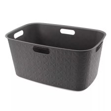 Keter - Curver CURVER Softex ruháskosár szennyeshez 45 l - sötétszürke (258705) bútor