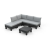 Keter - Curver Keter Elements 5 személyes kerti bútorszett grafit (257361)