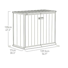 Keter - Curver KETER PATIO STORE MŰANYAG KERTI TÁROLÓ 139,5X77X120 CM (230455) kerti tárolás