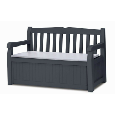  Keter Eden Garden Bench 265L kerti pad, szürke kerti bútor